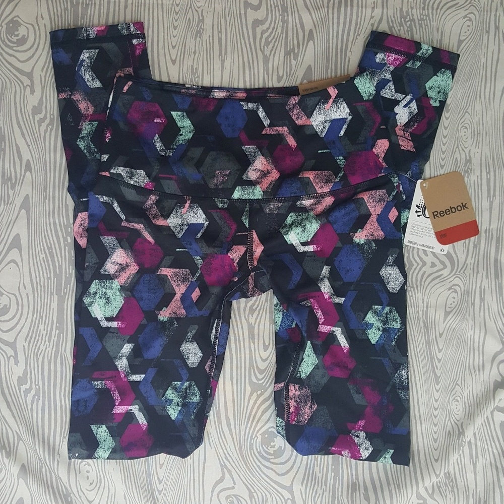 Reebok active wear, high rise leggings